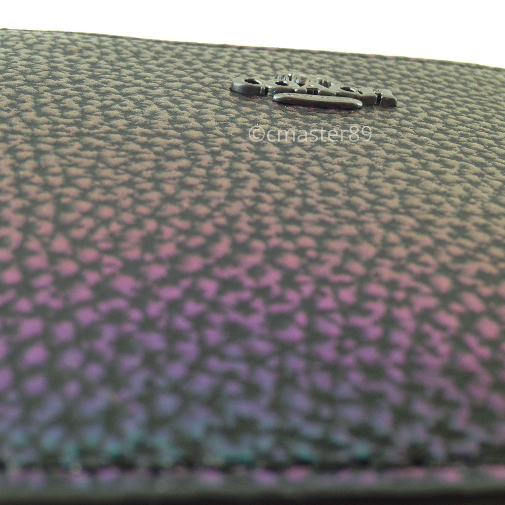 🔴SOLD🔴 Coach Hologram Pebble Leather Card Holder - Picture 6 of 6